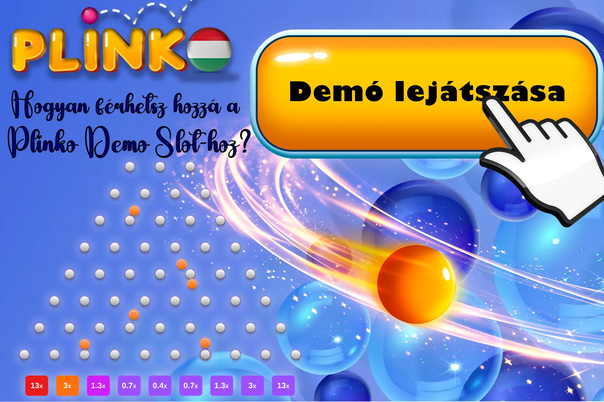 Egyszerű lépések a Plinko Demo játékhoz
