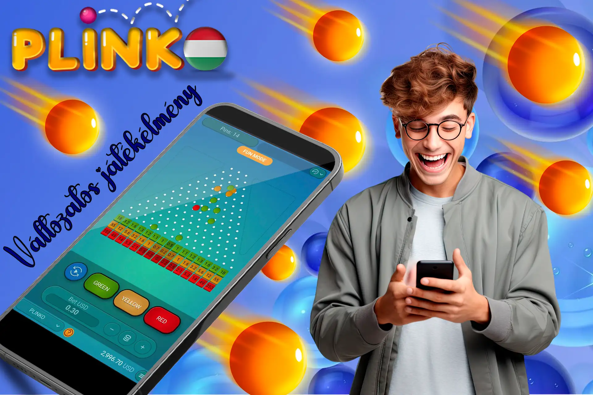 A Plinko játék különböző változatai, amelyek mindegyike valami mást tesz hozzá a játékmenethez.