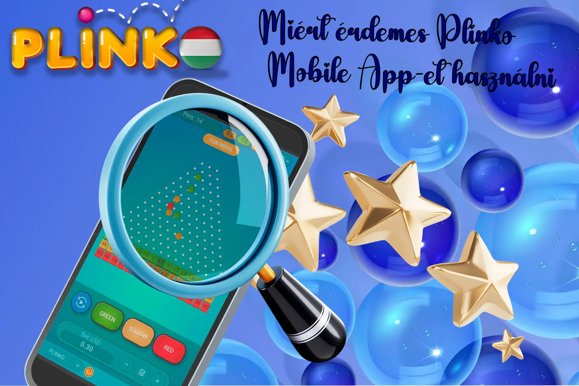 A Plinko mobilalkalmazás számos előnye