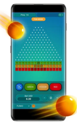 Pillanatkép a Plinko hivatalos weboldaláról